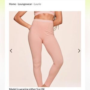 Brandnew Nueskin Laurie Blush Loungewear Bottom